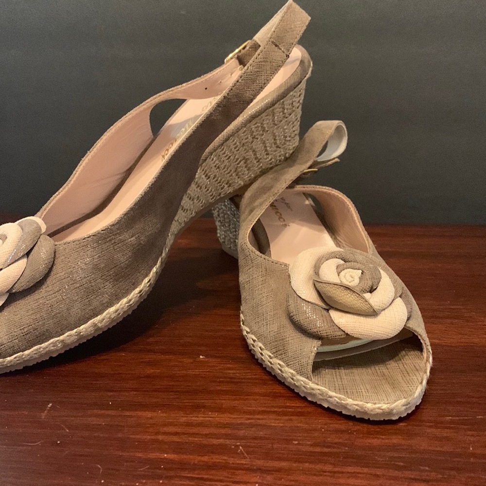 Sesto Meucci wedges, worn once, excellent condition,